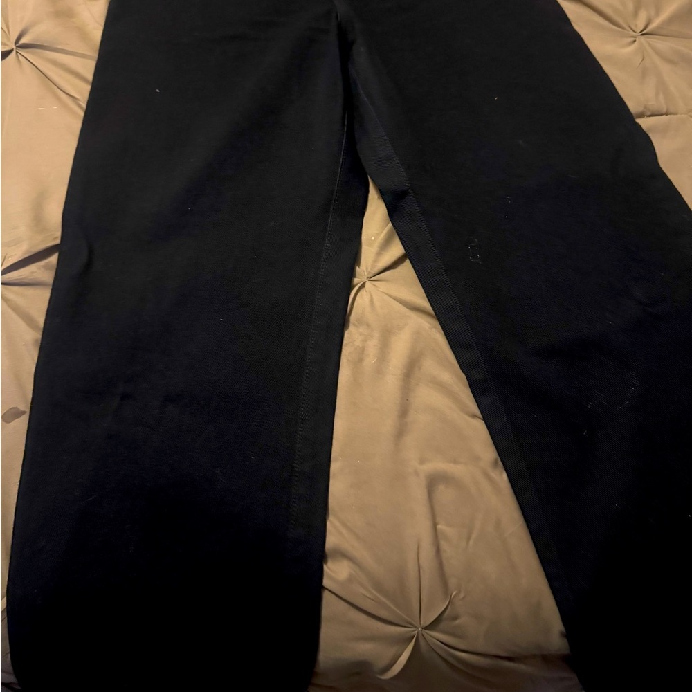 Guess Jeans for men worn once sz 29 wide legs jet black.
